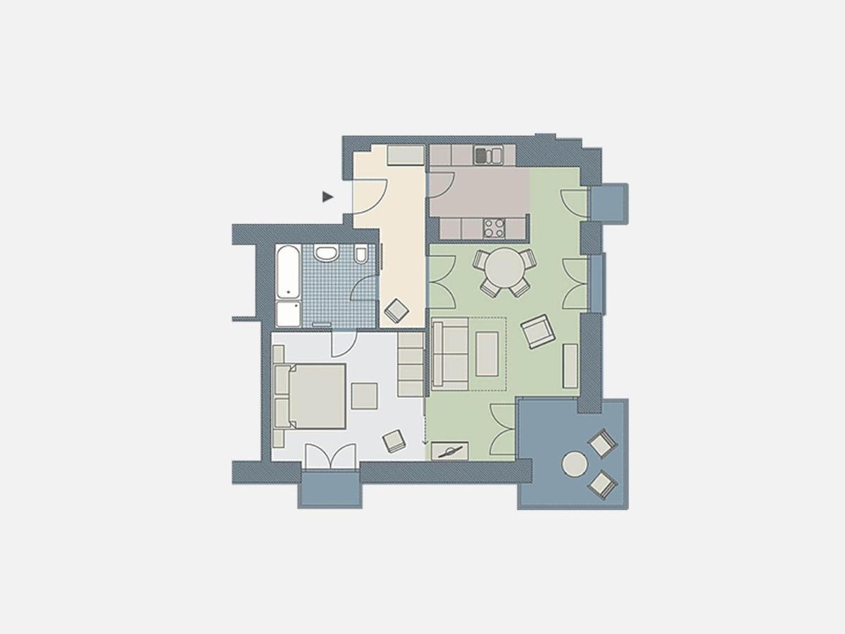 Kaiservillen Heringsdorf - Ferienwohnung Mit 1 Schlafzimmer Und Balkon D211 エクステリア 写真